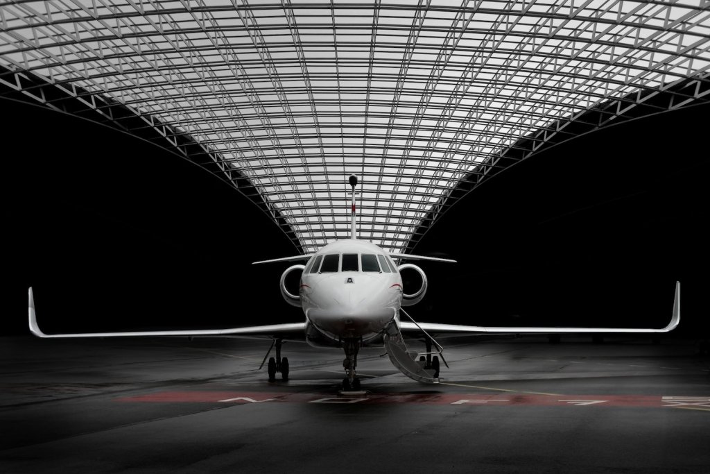 Dassault Aviation Falcon 2000 on tarmac