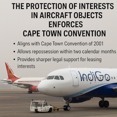 Impact of Aircraft Objects Act on Indian airlines and lessors