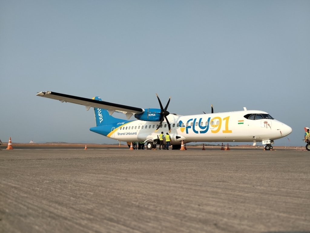 Regional Airline FLY91 ATR 72-600 on UDAN route