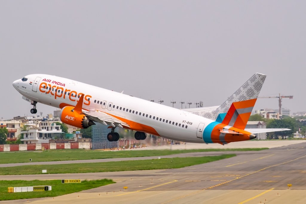 Air India Express aircraft with Punjab Phulkari livery from Tales of India, honoring the region’s vibrant cultural legacy.