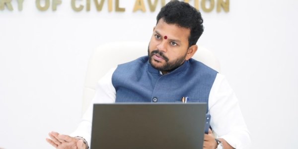 Civil Aviation Minister Ram Mohan Naidu Reviews Delhi Airport