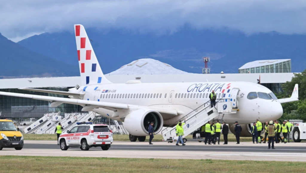Više od 130 putnika na sigurnom nakon incidenta na pisti u Splitu