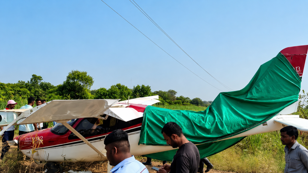 Redbird Aviation Crash Near Baramati Airport