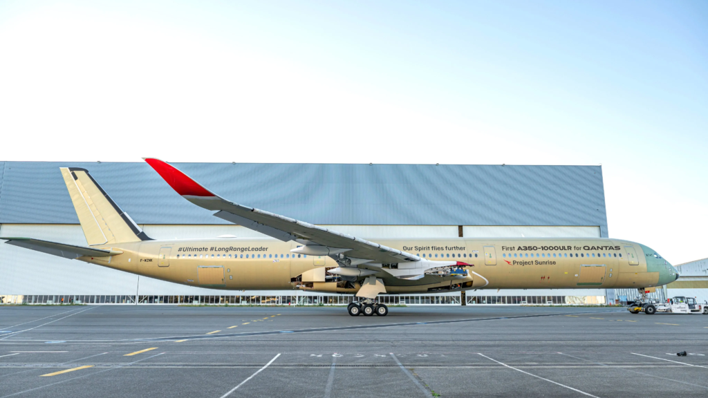Qantas’ Airbus A350-1000ULR Completes Maiden Flight
