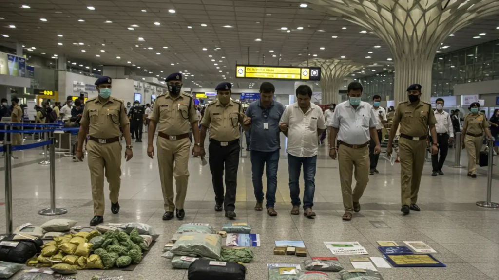 Mumbai Airport busted a gold smuggling gang