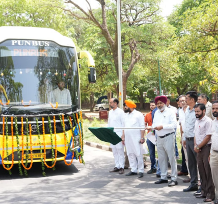 Delhi Airport News: Five Luxury Volvo Buses Launched on Punjab-Delhi Airport Route
