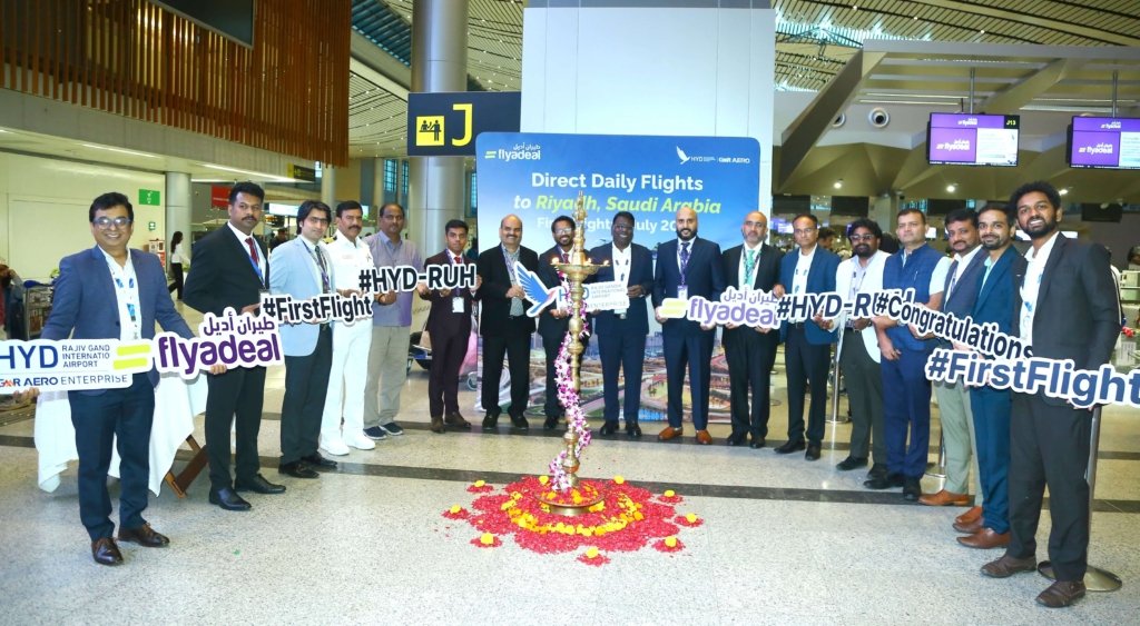 Flyadeal Launches Daily Direct Riyadh Flights from Hyderabad International Airport