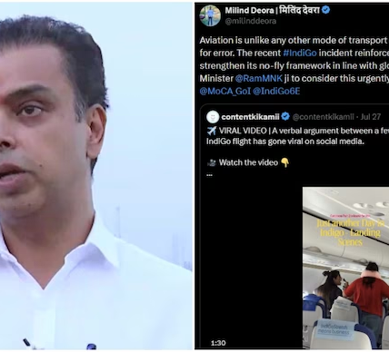 Milind Deora Calls for Stronger No-Fly Rules After Viral IndiGo Flight Altercation