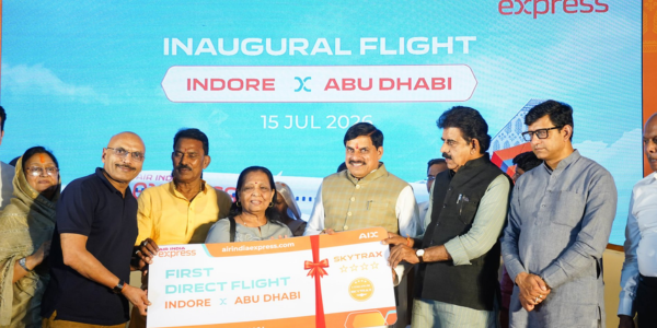 Indore Airport News: Madhya Pradesh Launches First International Flight to Abu Dhabi