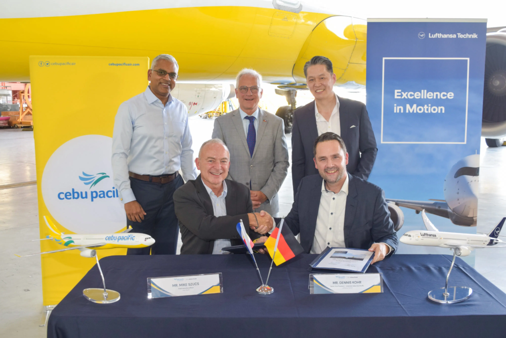 Cebu Pacific extends engine MRO cooperation with Lufthansa Technik