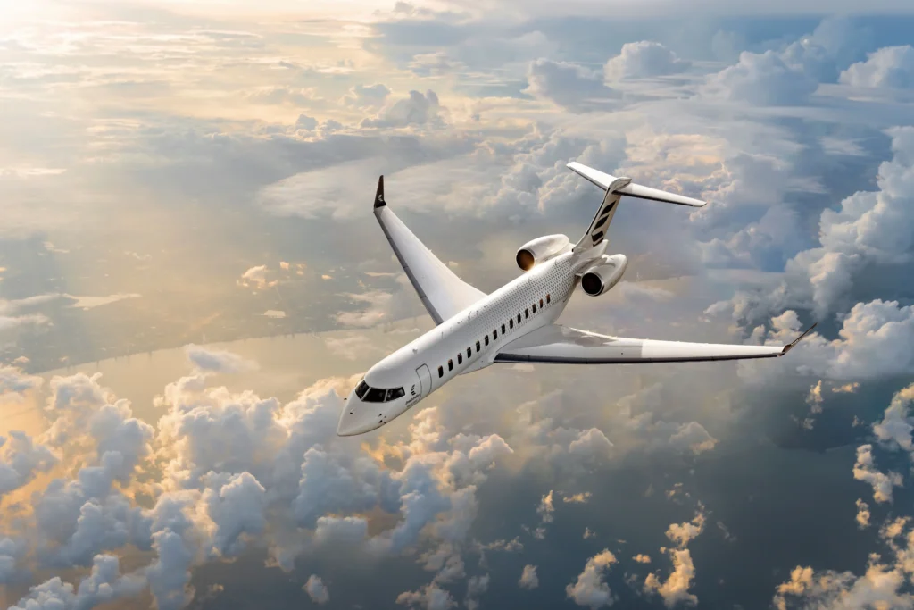 Bombardier Global 8000 Sets LA–Farnborough Speed Record