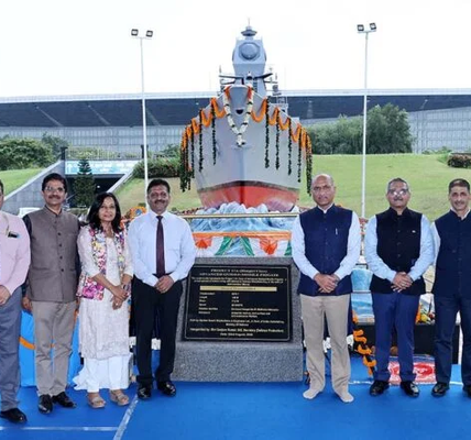 GRSE Warship Model Unveiled to Showcase Defence Self-Reliance