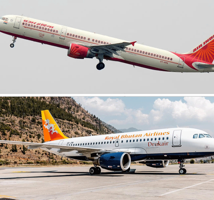 Air India Partners With Drukair to Boost India-Bhutan Connectivity