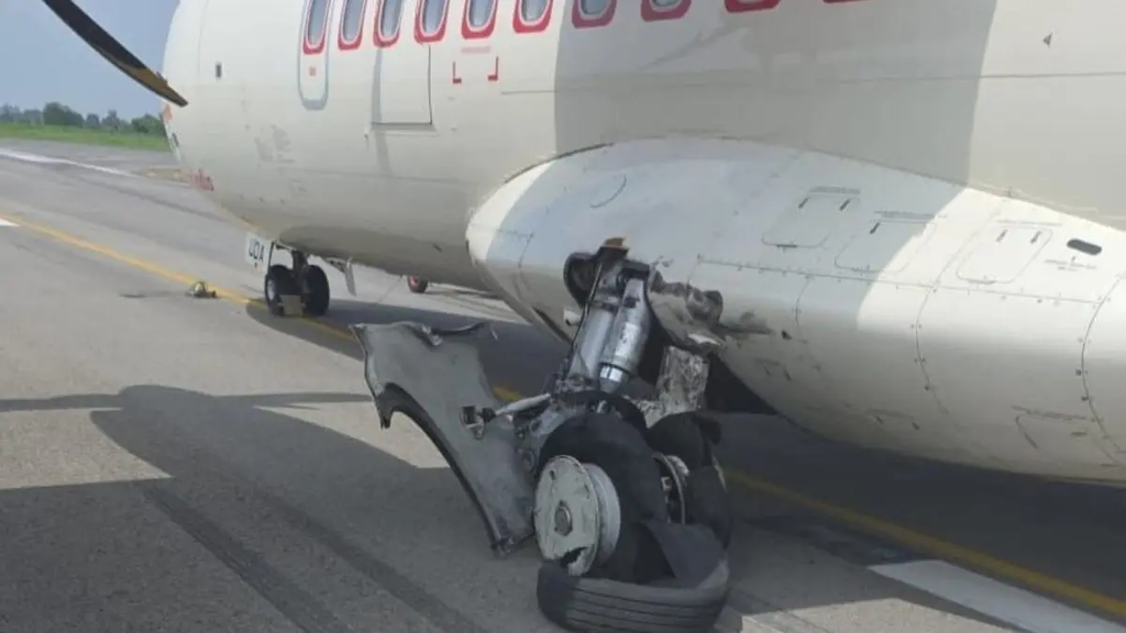 Alliance Air Flight Suffers Tyre Burst During Landing