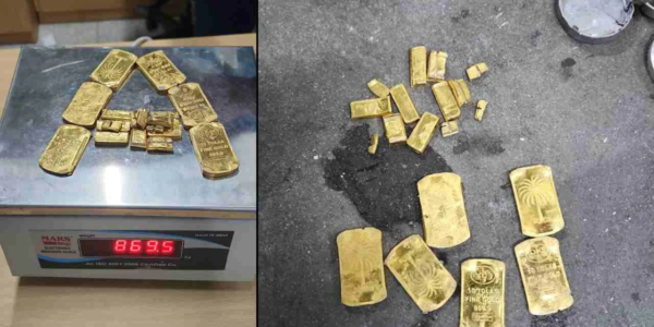 869.5 Grams of Gold Seized From Electric Scooter