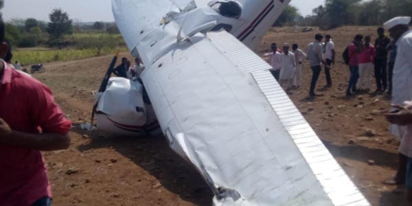 Trainer Aircraft Crash-Lands, No Injuries Reported