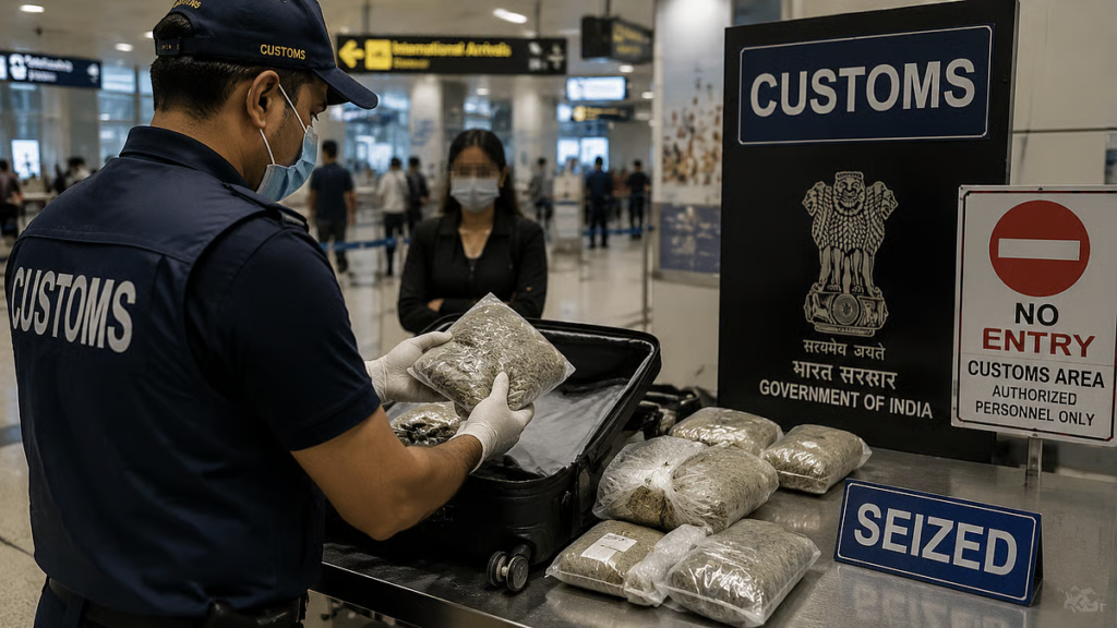 Woman Arrested With 2.5 Kg Hydroponic Weed From Bangkok