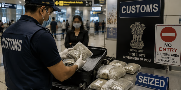 Woman Arrested With 2.5 Kg Hydroponic Weed From Bangkok