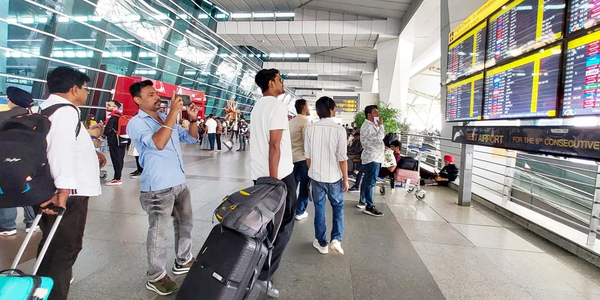 15 Flights Diverted Amid Heavy Rain and Thunderstorm