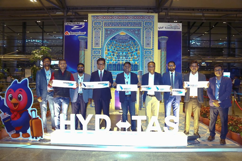 GMR Hyderabad International Airport Strengthens South India’s Connectivity to Central Asia with New Tashkent Route