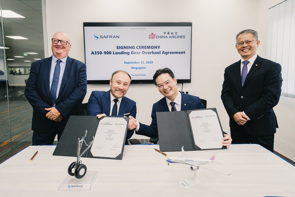 PR China Airlines selects Safran for Airbus A350-900 Landing Gear Overhaul program