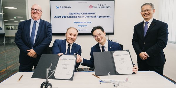 PR China Airlines selects Safran for Airbus A350-900 Landing Gear Overhaul program