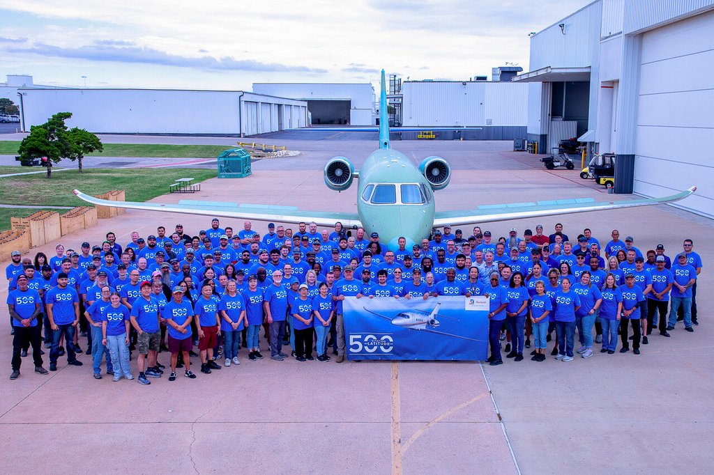 Textron Aviation marks 500th Cessna Citation Latitude rollout