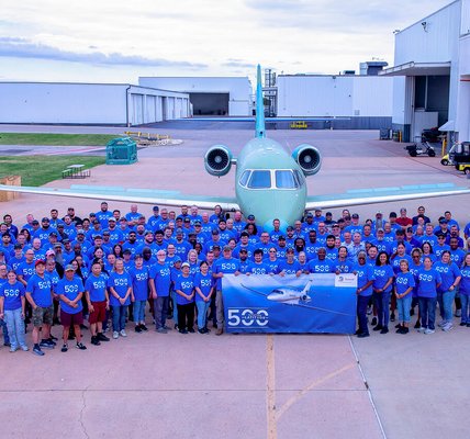 Textron Aviation marks 500th Cessna Citation Latitude rollout